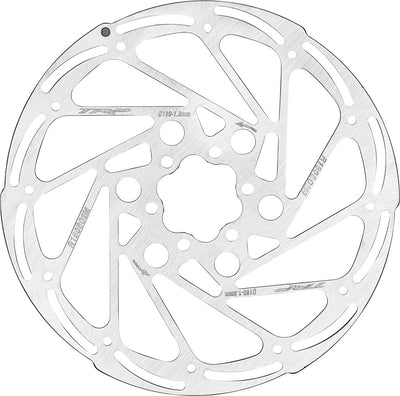 TRP R2 Disc Brake Rotor - 180mm, 6-Bolt, 1.8mm, Rust Blocker Treatment, Silver