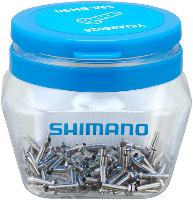 Shimano BH90 Brake Hose Connecting Insert - Bulk Jar, 100 pcs.-0