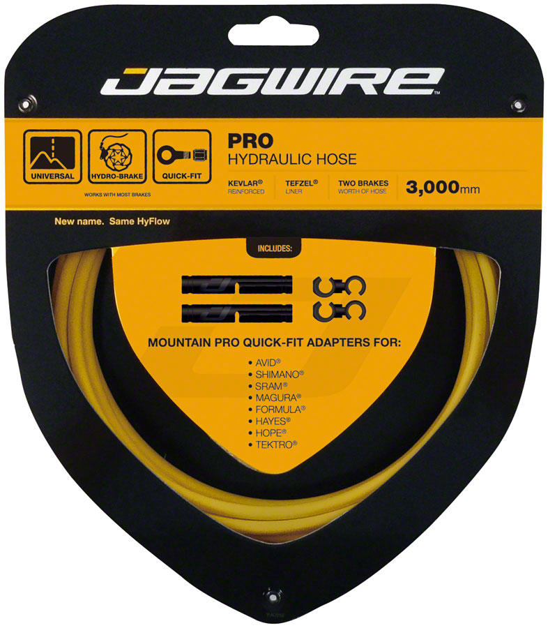 Jagwire Pro Hydraulic Disc Brake Hose Kit 3000mm, Yellow