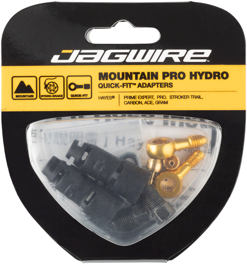 Jagwire Pro Disc Brake Hydraulic Hose Quick-Fit Adaptor for Hayes Prime Expert, Pro, Stroker Trail