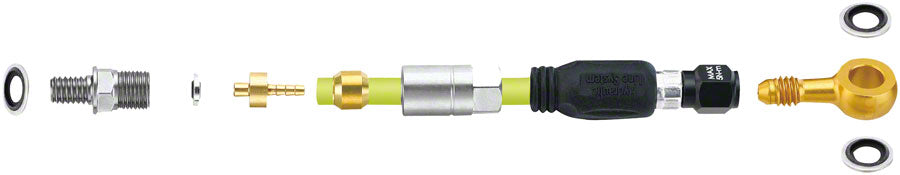 Jagwire Pro Disc Brake Hydraulic Hose Quick-Fit Adaptor for Hope Banjo, Mini Trial, Mono