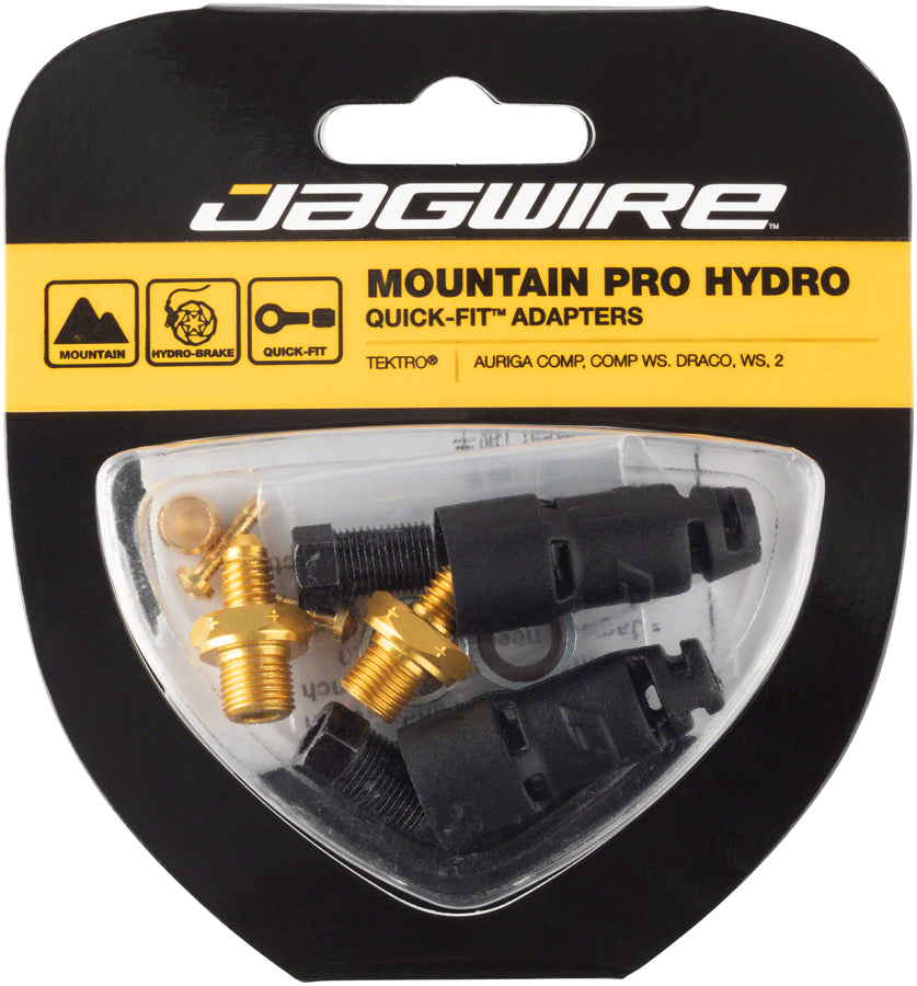 Jagwire Pro Disc Brake Hydraulic Hose Quick-Fit Adaptor for Tektro Auriga Comp, Auriga Comp WS, Draco, Gemini