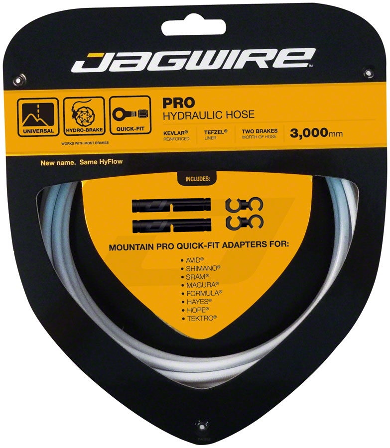 Jagwire Pro Hydraulic Disc Brake Hose Kit 3000mm, White
