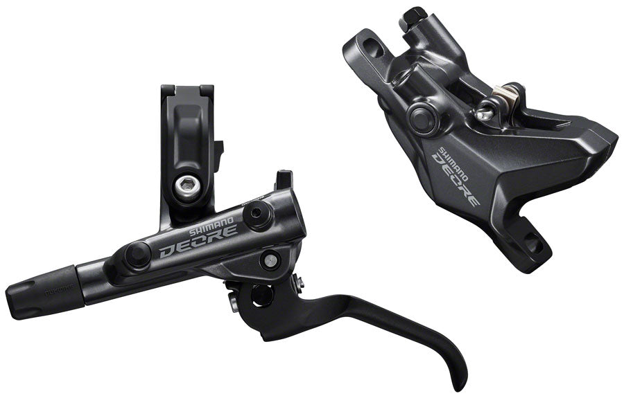 Shimano Deore BL-M6100/BR-M6100 Disc Brake Lever - Front Hydraulic Resin Pads Gray