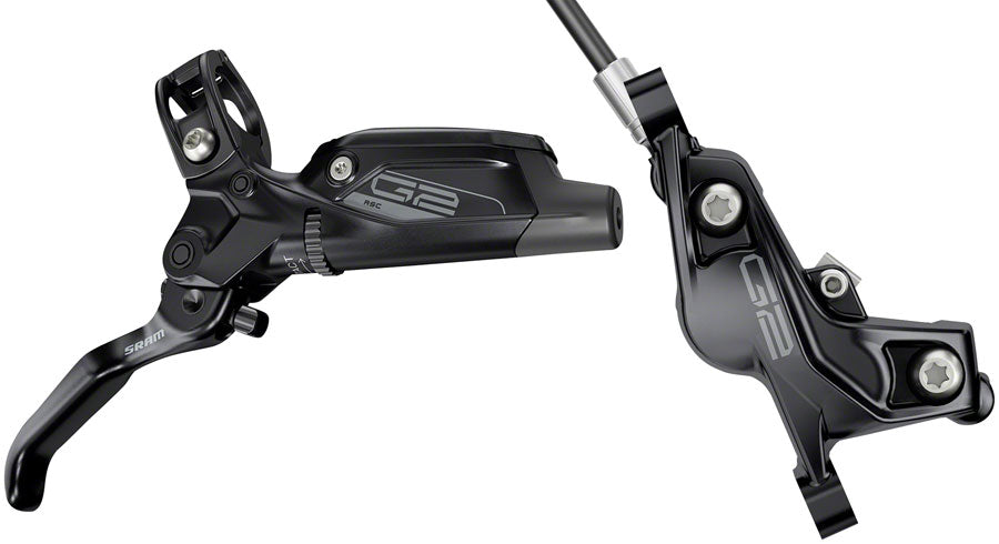 SRAM G2 RSC Disc Brake and Lever - Front, Hydraulic, Post Mount, Diffusion Black, A2