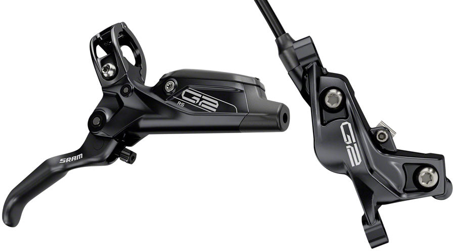 SRAM G2 RS Disc Brake and Lever - Front, Hydraulic, Post Mount, Diffusion Black Anodized, A2