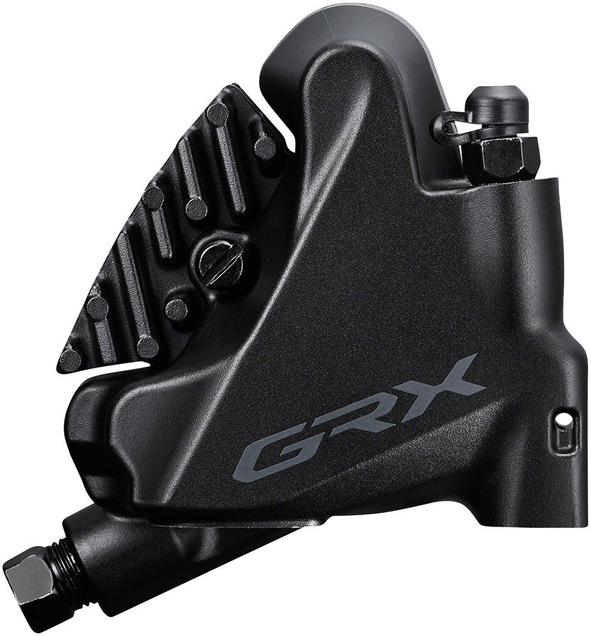 Shimano GRX ST-RX400/BR-RX400 Hydraulic Disc Brake and Brake/Shift Lever - Right, 10-Speed, Flat Mount, Finned Resin Pads, Black