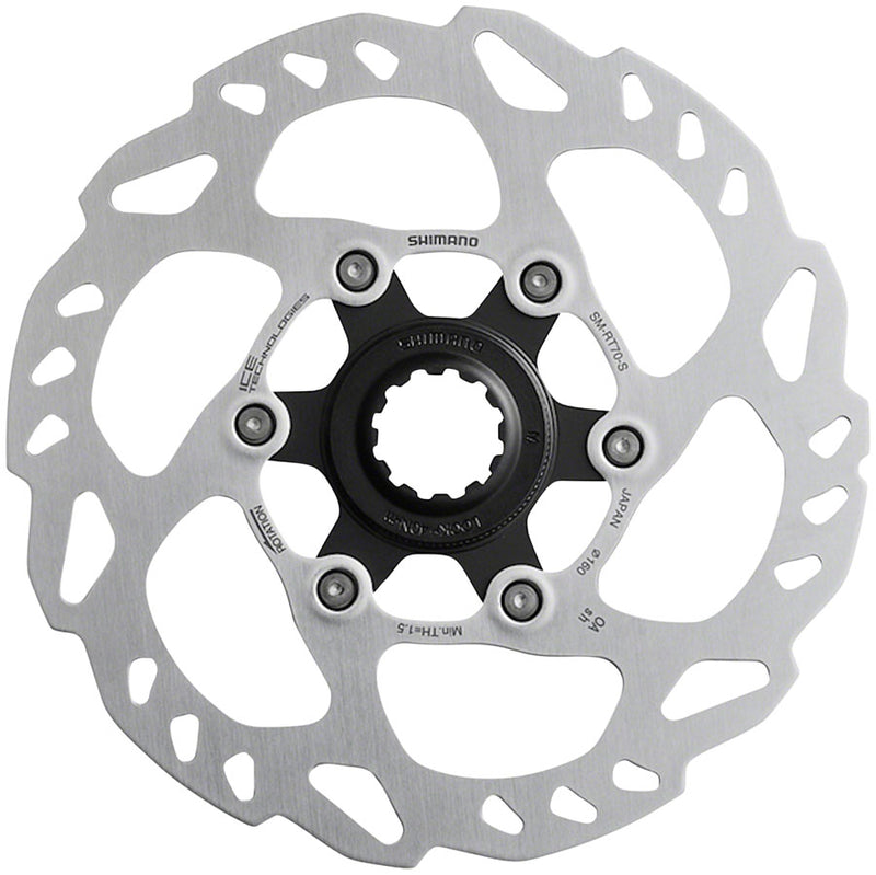 Shimano SLX SM-RT70-SSI Disc Brake Rotor - 140mm Center Lock Silver
