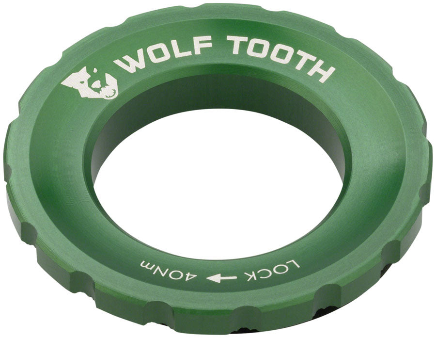 Wolf Tooth CenterLock Rotor Lockring - External Splined, Green