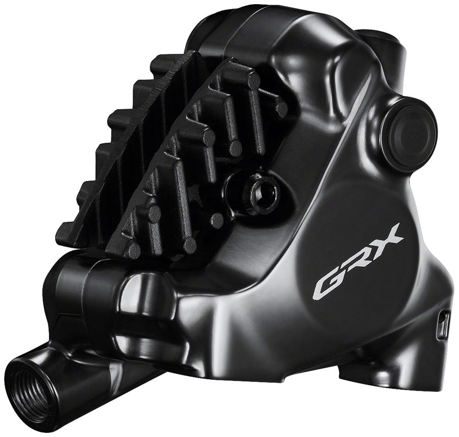 Shimano GRX BR-RX820 Hydraulic Disc Brake Caliper - Front, Flat-Mount, W/Bracket for 140/160mm Rotor (Assembled for 160mm)