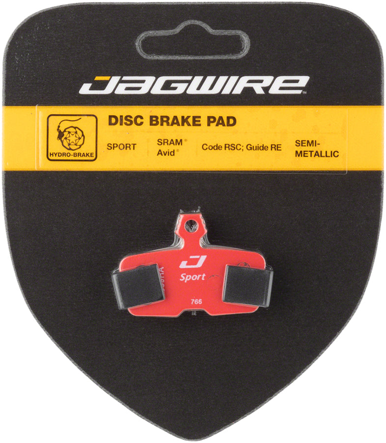 Jagwire Sport Semi-Metallic Disc Brake Pads for SRAM Code RSC, R, Guide RE