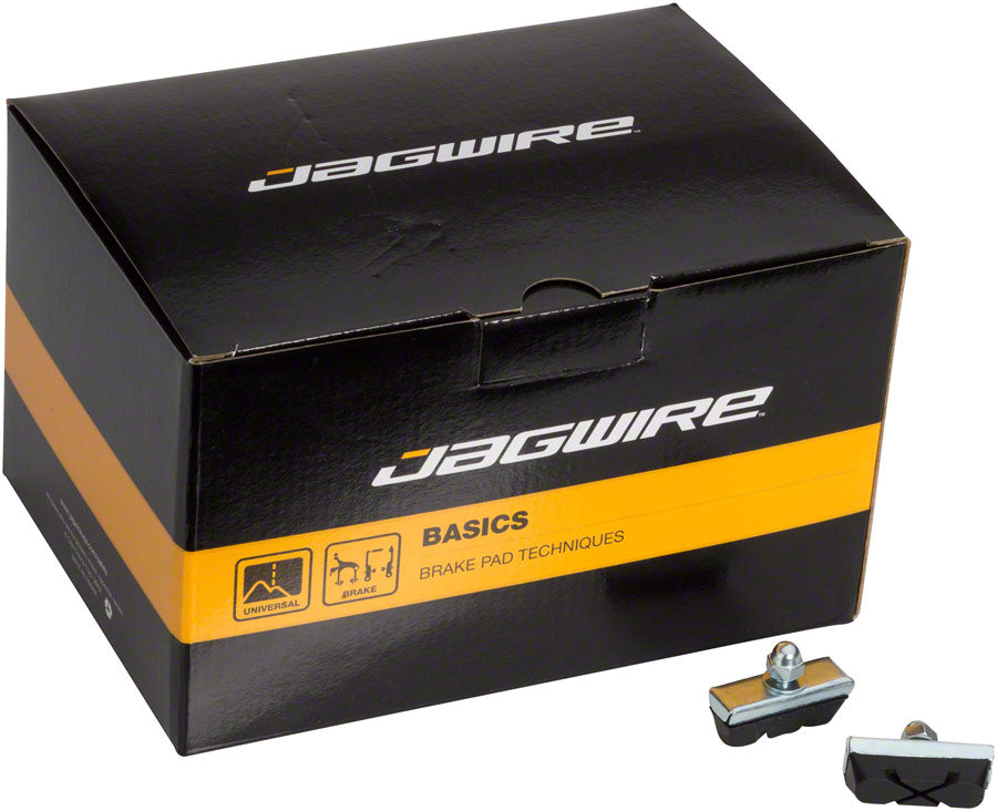 Jagwire Basics X-Caliper Brake Pads - Threaded, Black, Box of 50 Pairs