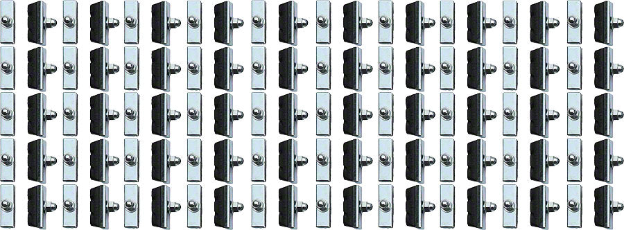 Jagwire Basics X-Caliper Brake Pads - Threaded, Black, Box of 50 Pairs