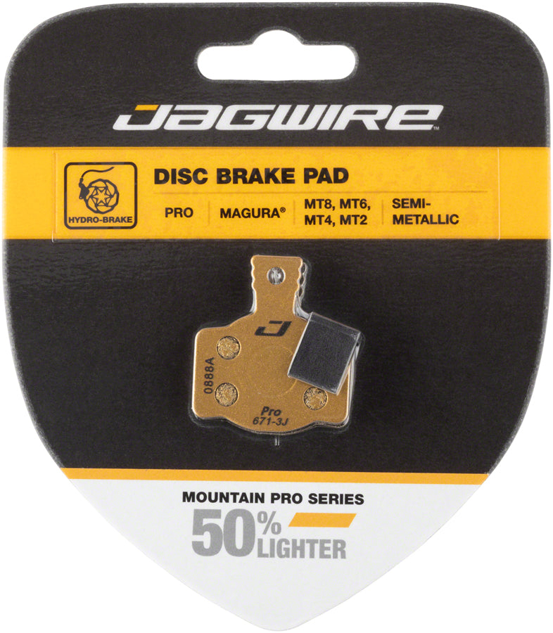 Jagwire Mountain Pro Alloy Backed Semi-Metallic Disc Brake Pad Magura MT8, MT6, MT4, MT2