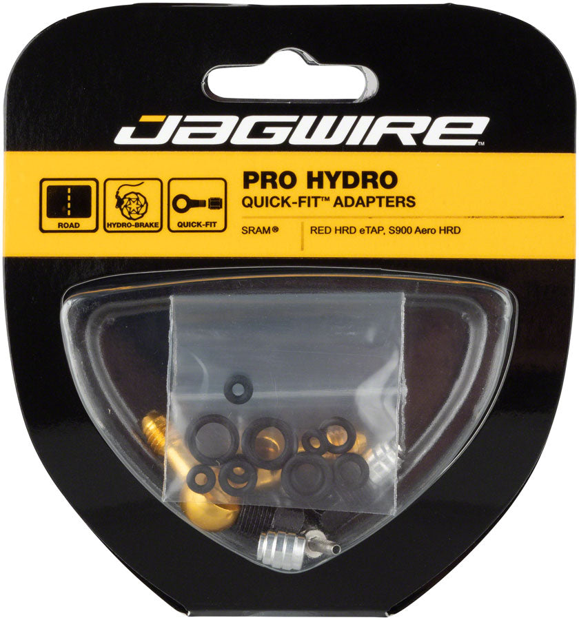 Jagwire Pro Quick-Fit Adapters for Hydraulic Hose - Fits SRAM RED eTap HRD and S900 Aero HRD