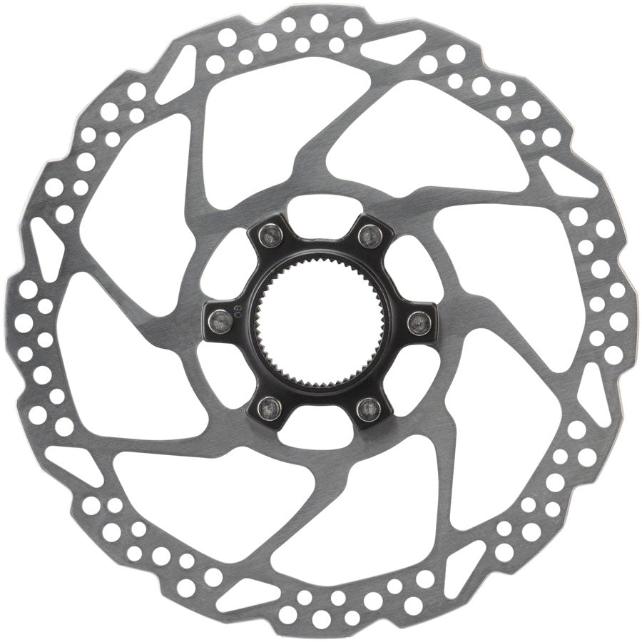 Shimano Deore SM-RT54-M Disc Brake Rotor - 180mm Center Lock For Resin Pads Only Silver