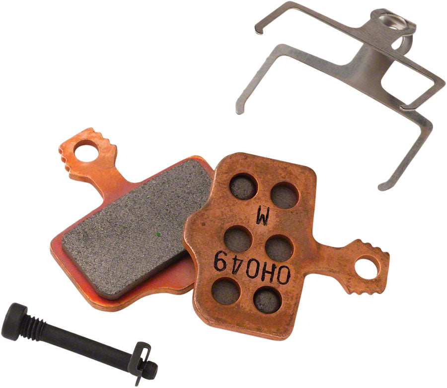 SRAM Disc Brake Pads - Sintered Compound, Steel Backed, Powerful, For Level, Elixir, DB, and 2-Piece Road