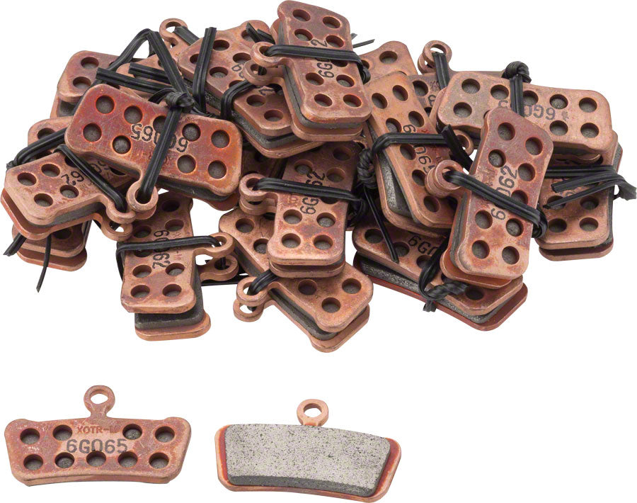 SRAM Disc Brake Pads - Sintered Compound, Steel Backed, Powerful, For Trail, Guide, and G2, Bulk Box of 20