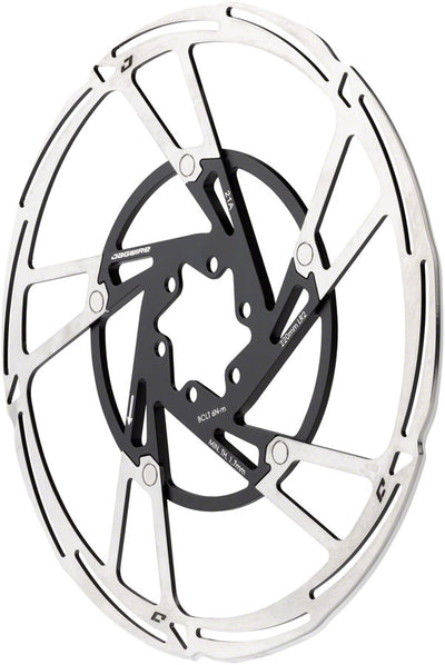 Jagwire Pro LR2 Disc Brake Rotor - 220mm, 6-Bolt, Silver/Black