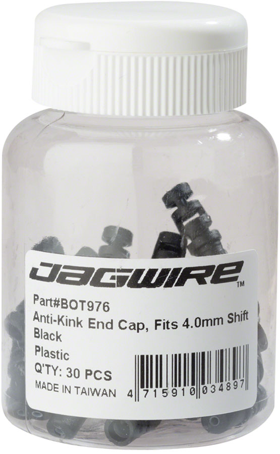 Jagwire 4.0mm Shift Anti-Kink Housing End Cap Bottle of 30