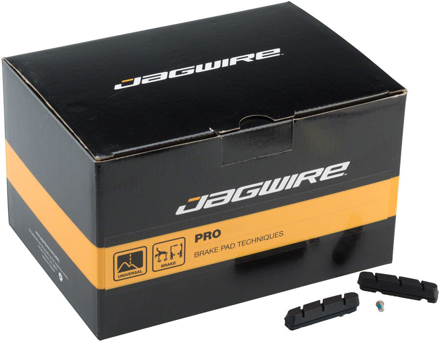 Jagwire Road Pro S Brake Pad Inserts SRAM/Shimano Box of 50 Pairs, Black