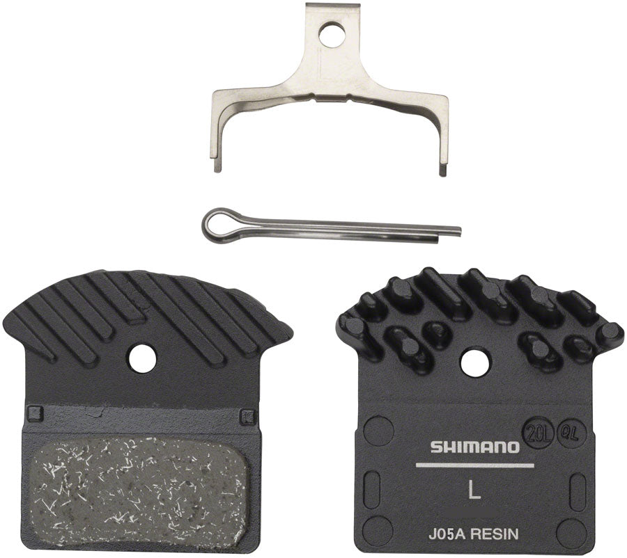 Shimano J05A-RF Disc Brake Pad Spring - Resin Compound Finned Aluminum Back Plate Box/25 pair