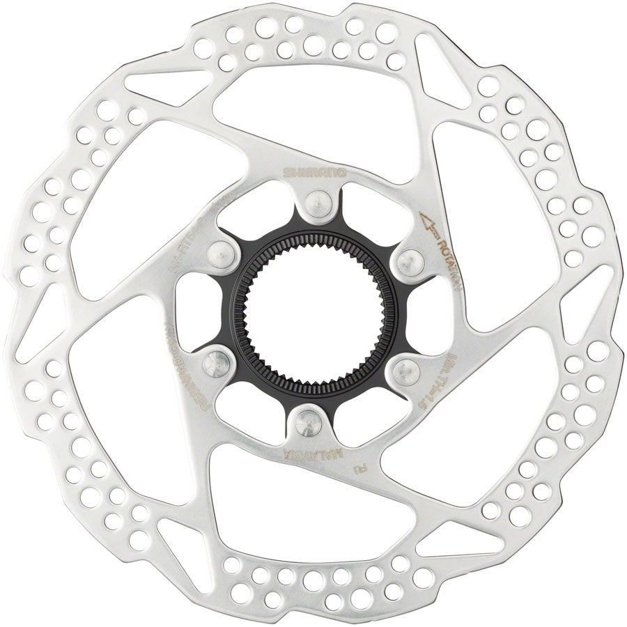 Shimano Deore SM-RT54-S Disc Brake Rotor - 160mm Center Lock For Resin Pads Only Silver