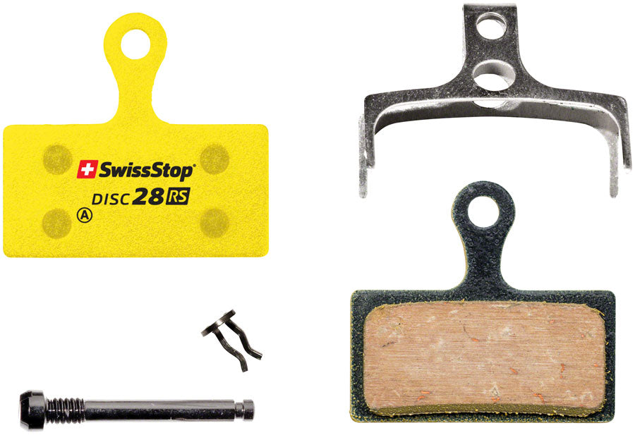 SwissStop RS Organic Compound Disc Brake Pad Set Disc 28: Shimano "G" Shape