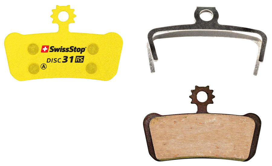 SwissStop Disc 31 RS Disc Brake Pads Shape: SRAM Guide/G2 Organic Pair