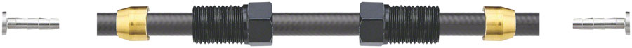 Jagwire Sport Mineral Oil Hydraulic Hose Kit for Shimano XTR, XT, Deore, MT520, MT420, 2000mm, Black