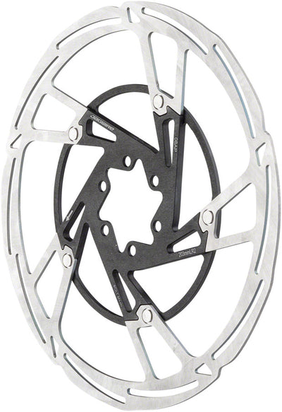 Jagwire Pro LR2 Disc Brake Rotor - 203mm, 6-Bolt, Silver/Black
