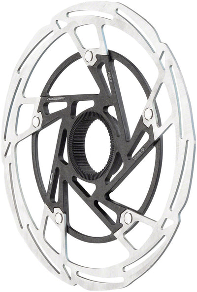 Jagwire Pro LR2 Disc Brake Rotor - 140mm, Center Lock, Silver/Black
