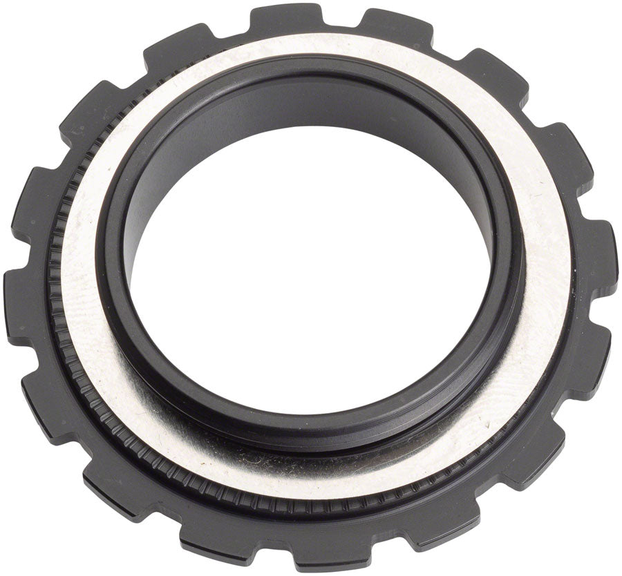Jagwire Center Lock Disc Brake Rotor Lock Ring for 15-20mm Axles, Alloy, Black