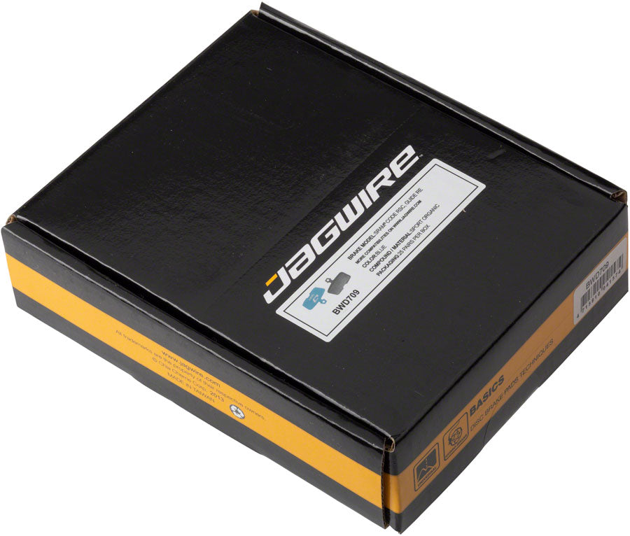 Jagwire Sport Organic Disc Brake Pads for SRAM Code, Box of 25 Pairs