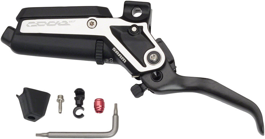 SRAM Code Silver Stealth Disc Brake Lever Assembly - Aluminum Lever Blade BLK/Silver C1