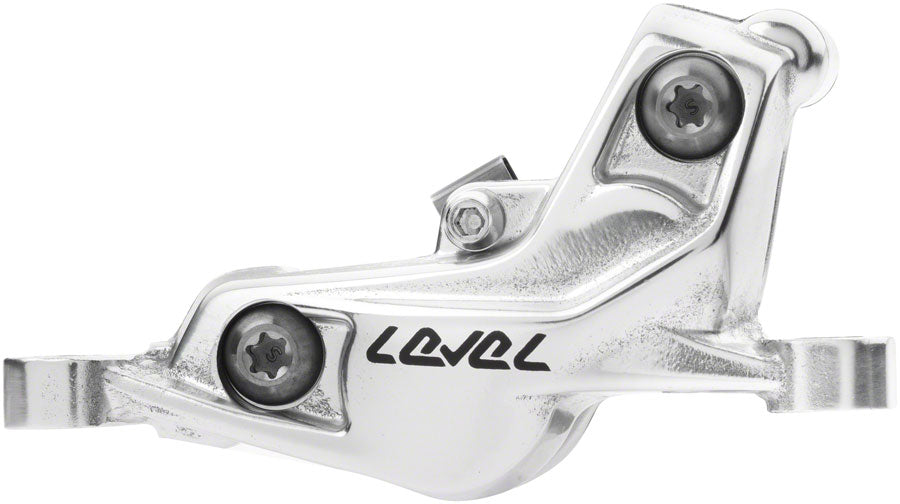 SRAM Level Ultimate Stealth Disc Brake Caliper Assembly - Front/Rear Post Mount 4-Piston Silver C1