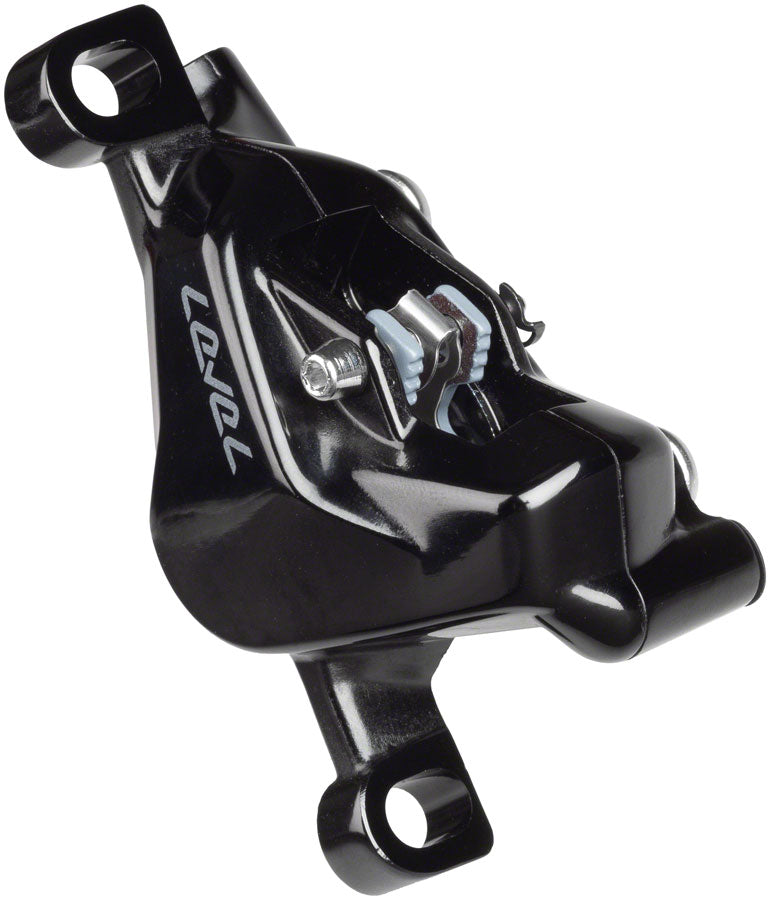 SRAM Level Silver Stealth Disc Brake Caliper Assembly - Front/Rear Post Mount 2-Piston BLK C1