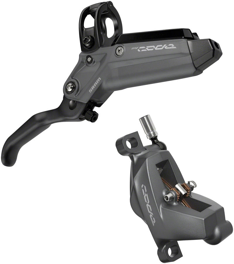 SRAM Code Bronze Stealth Disc Brake and Lever - Front, Post Mount, 4-Piston, Aluminum Lever, SS Hardware, Dark Polar, C1 - Open Box, New