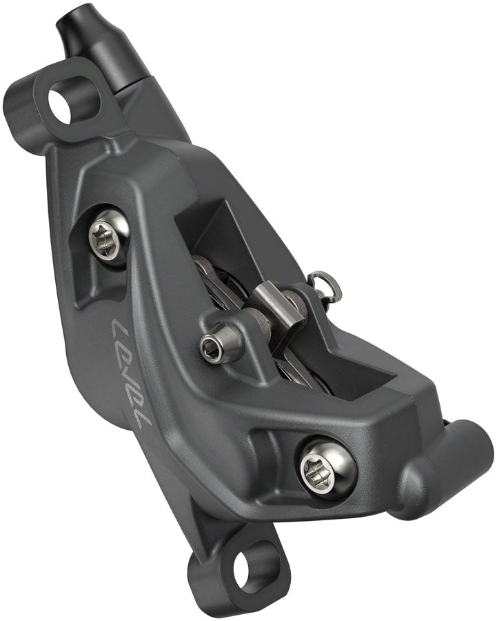 SRAM Level Bronze Stealth Disc Brake and Lever - Front, Post Mount, 4-Piston, Aluminum Lever, SS Hardware, Dark Polar, C1