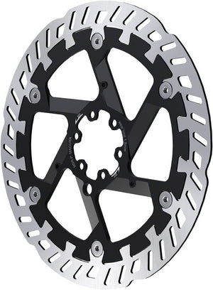 Magura MDR-P Disc Brake Rotor - 203mm, 6-Bolt, For eBike, Silver/Black