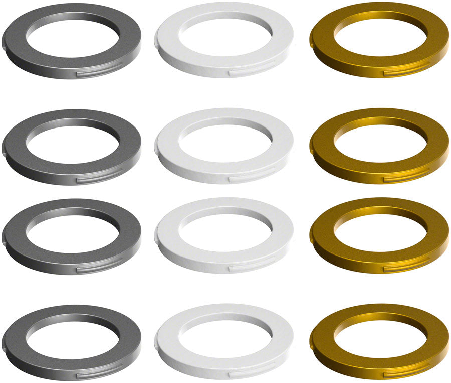 Magura 4-Piston Caliper Colored Cover Kit for one Caliper, White, Gold, Silver