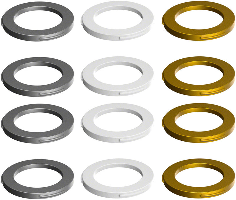 Magura 4-Piston Caliper Colored Cover Kit for one Caliper, White, Gold, Silver