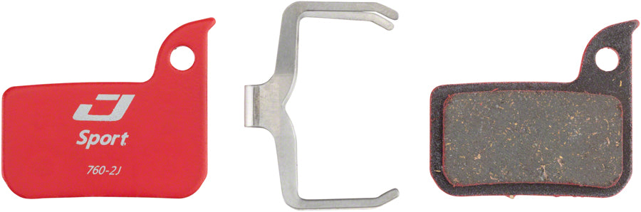 Jagwire Mountain Sport Semi-Metallic Disc Brake Pads - For SRAM Red, Level, Force, Rival, S900, S700, Box/25 Pairs