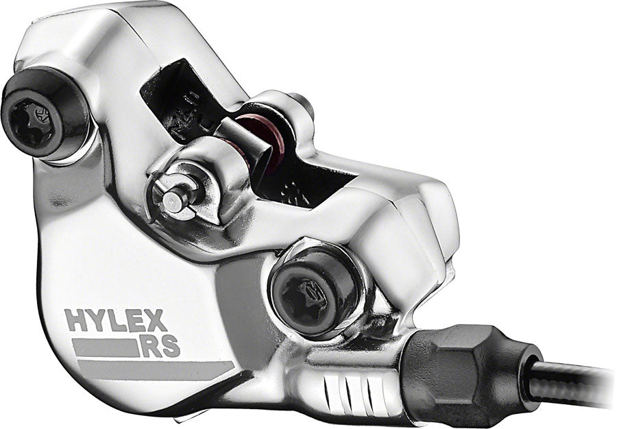 TRP Hylex RS Disc Brake and Lever - Left Hand Lever, Hydraulic, Flat Mount, Gum/Silver