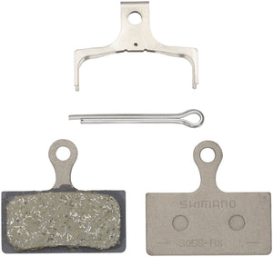 Shimano G05S-RX Disc Brake Pad Spring - Resin Compound Stainless Steel Back Plate One Pair