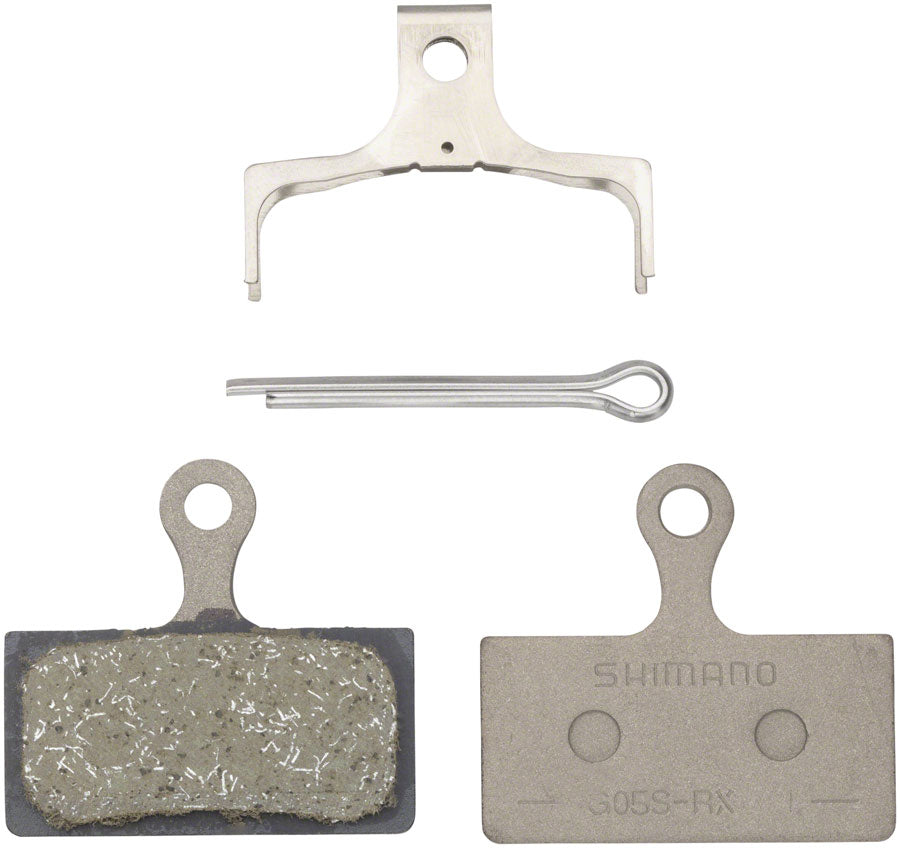 Shimano G05S-RX Disc Brake Pad Spring - Resin Compound Stainless Steel Back Plate One Pair