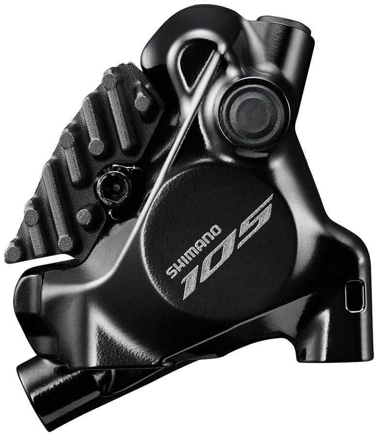 Shimano 105 BR-R7170 Road Hydraulic Disc Brake Caliper - Rear, Flat Mount, L03A Resin Pads with Fins