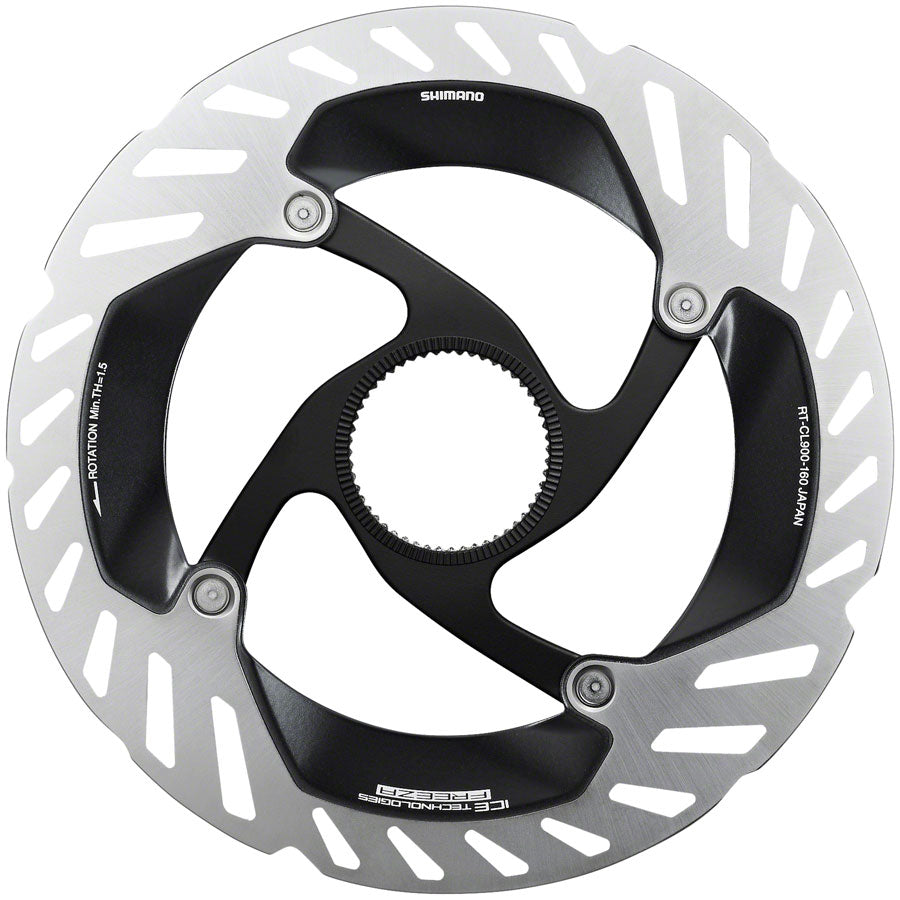 Shimano Dura-Ace RT-CL900 S Disc Brake Rotor with Lockring - 160mm, CenterLock, Silver - Open Box, New