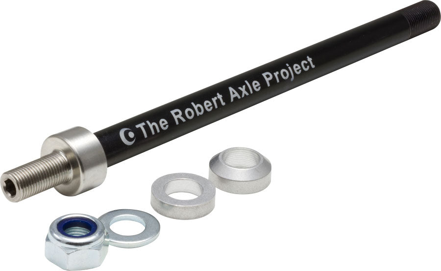 Robert Axle Project Kid Trailer 12mm Thru Axle, Length: 217 or 229mm Thread: 1.0mm