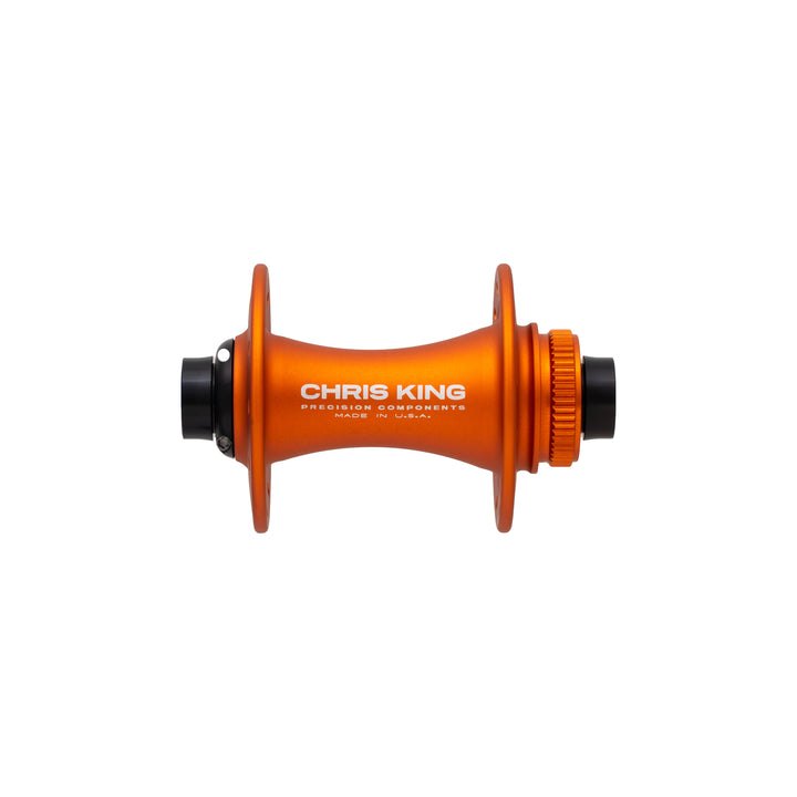 Chris King Boost Centerlock Front Hub - 15 x 110mm, Center-Lock, Matte Mango, 32H